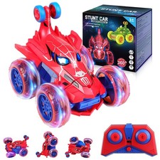 Spider RC Car for Kids   4WD Remote Control Stunt Car with 360  Flip, Fast Mo...