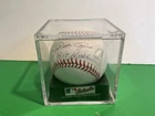 Pete Rose Hit King Autographed MLB Baseball Cincinnati Reds In Case