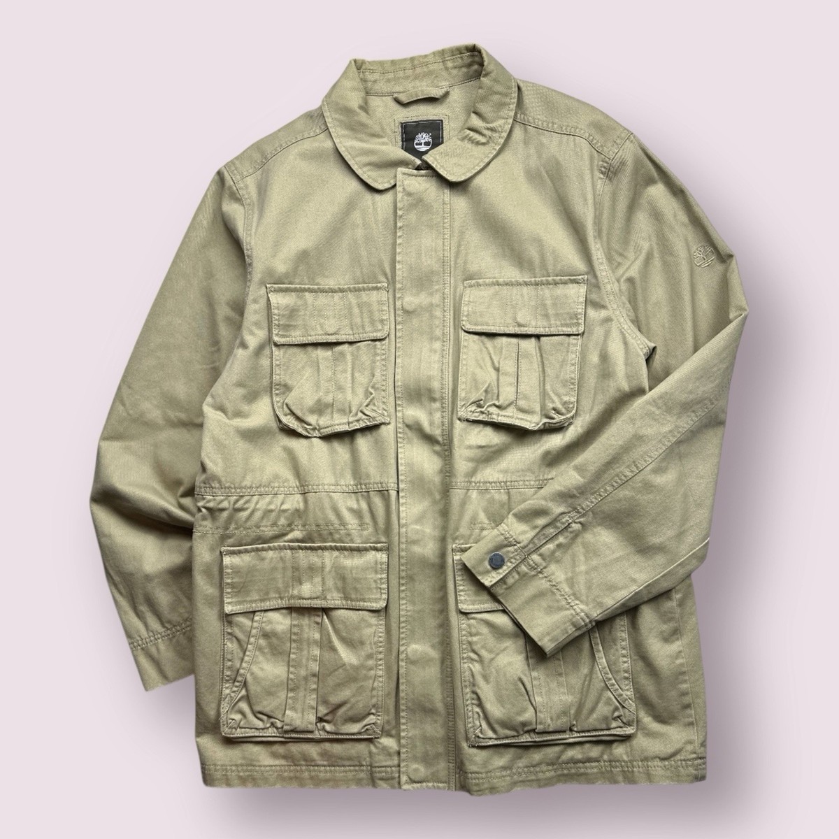 Vintage Deadstock Men's Timberland Military Field Jacket 90s Sz L
