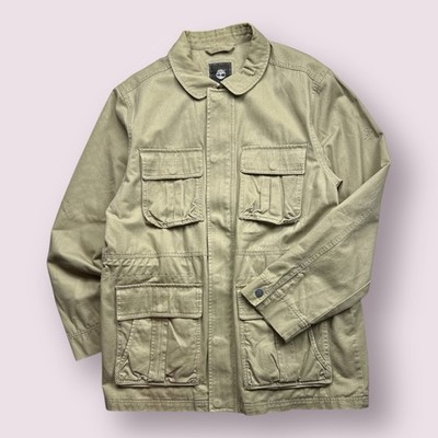 Vintage Deadstock Men's Timberland Military Field Jacket 90s Sz L