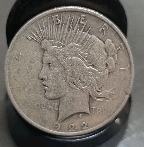 1922 United States Liberty Peace Silver Dollar -  90% Silver