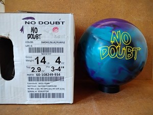 Radical No Doubt Pearl 14 lb bowling ball Undrilled
