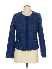 Olive and Oak Women Blue Cardigan M