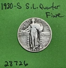 1930-S Standing Liberty Quarter 25c Fine US Coin