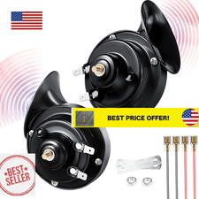 Car Horn, 12V Super Loud Horns, 300DB Waterproof Double Truck Horns, Electric