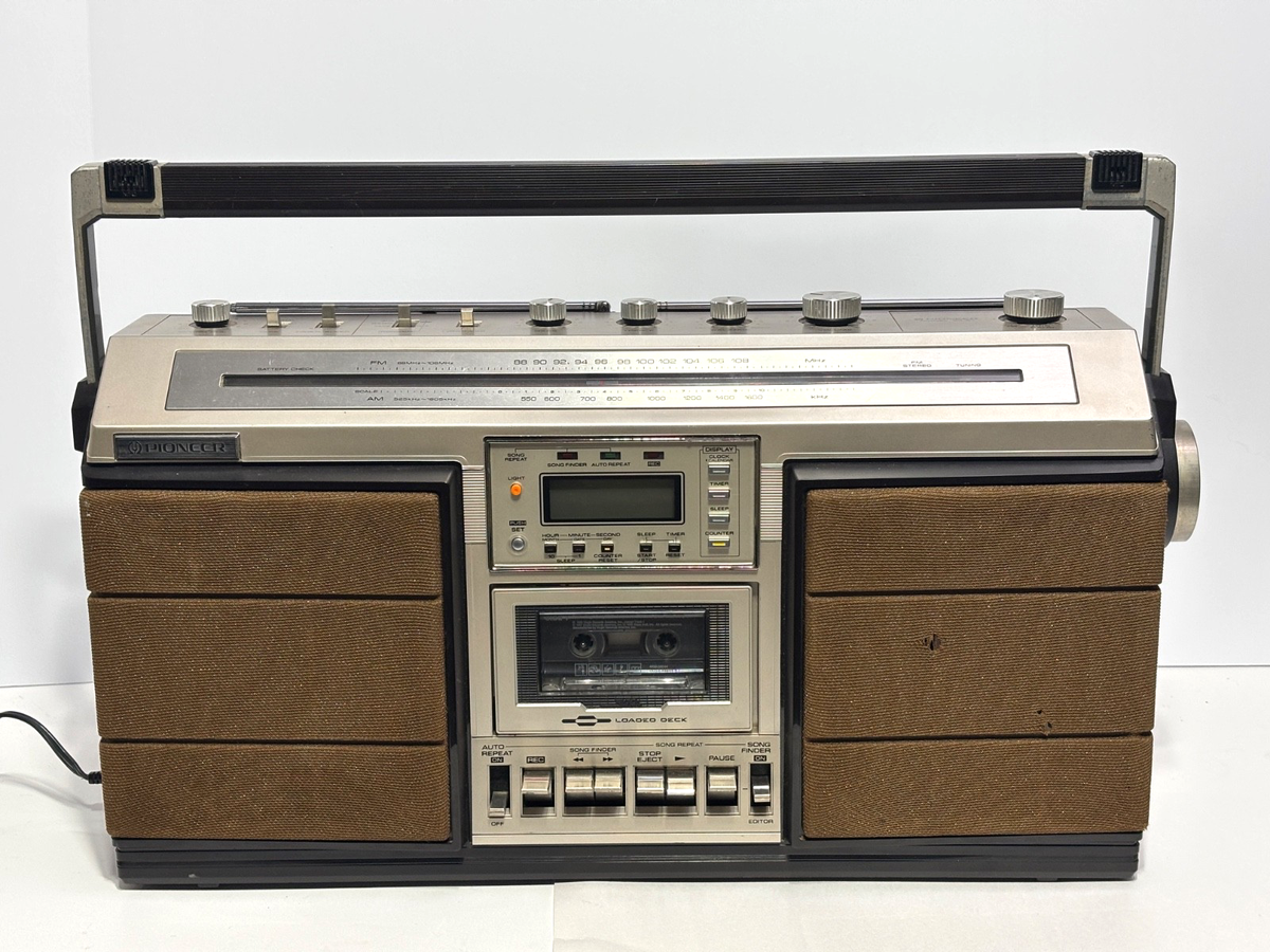 RARE! Pioneer SK-61 Vintage Ghetto Blaster Boombox – AM/FM
