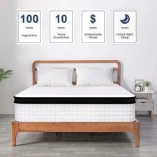 Comfort Support Innerspring Hybird Mattress in a Box,