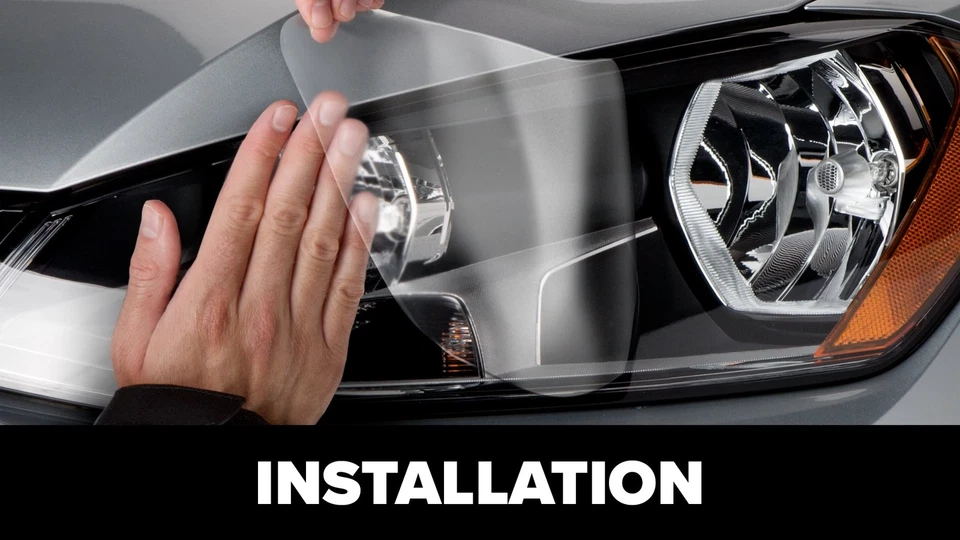 WeatherTech LampGard Clear Headlight Protection Film for XKR/XK Series - Image 2 of 4