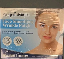 AngelicMisto 100% Natural Face & Forehead Wrinkle Patch Set 160pcs Smoothing