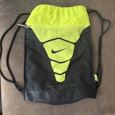 Nike Brasilia Training Gymsack, Black And Yellow Drawstring Bag