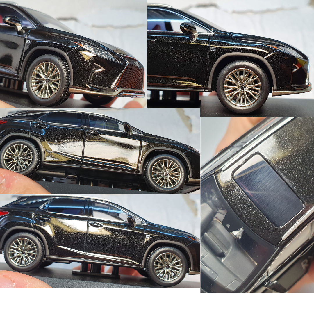 1/43 Kyosho Lexus RX 200T F Sport Black Diecast Mode Toy Car