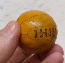 Old Germany Tin Litho Basketball Shape Pencil Sharpener Desk Item School Sports