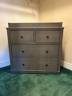 Simmons crib and baby dresser with changing top both are matching pieces |  eBay