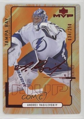 2020 MVP 20th Anniversary Colors & Contours Gold 34/250 Andrei Vasilevskiy 0bq2