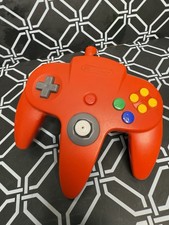 Official Nintendo 64 Controller OEM N64 Color Red  Stick Tested