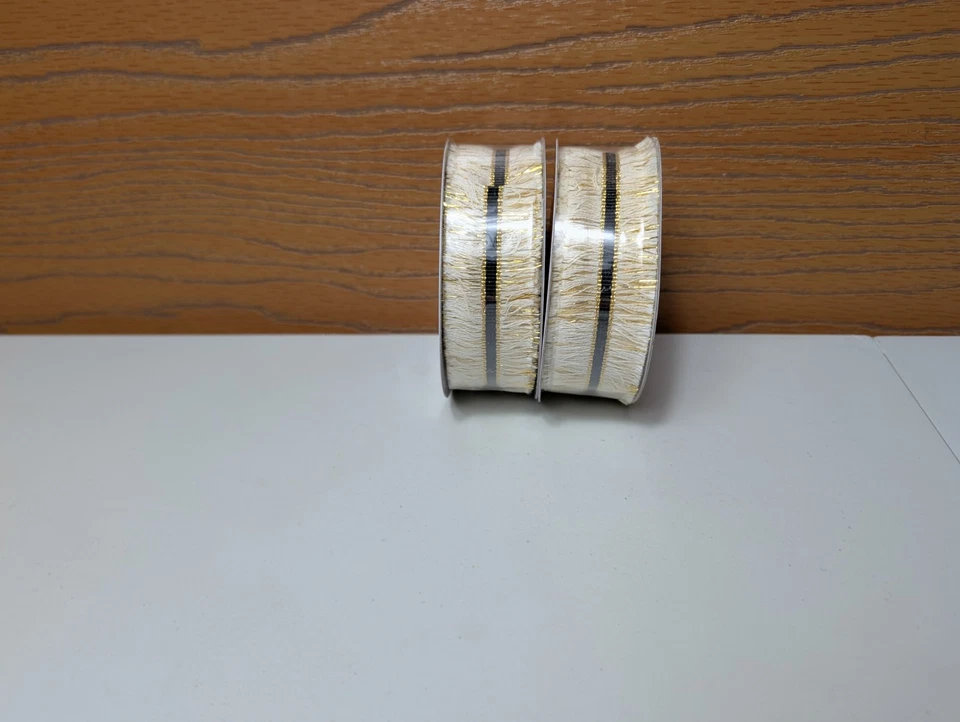 Lot Of 2 | 1/8" x 12ft. Tassel Fringe Ribbon by Celebrate It Crafts Scrapbooking - Image 4 of 4