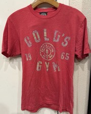 Golds Gym Established 1965 Official T-shirt Red Men s Size Small