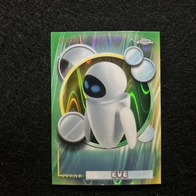 2026 Topps Chrome Disney - Wall-E - Eve #146 Yellow & Green Raywave 050/225
