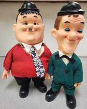 Laurel & Hardy 1973 Vintage Berman & Anderson 13” Poseable Figures RARE Error!!