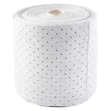 Condor 35Zr38 Sorbent Roll, 12 Gal, 15 In X 150 Ft, Harsh Chemicals, White,