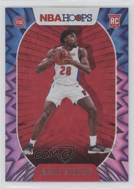 2020-21 Panini NBA Hoops Purple Explosion Isaiah Stewart #233 01xd