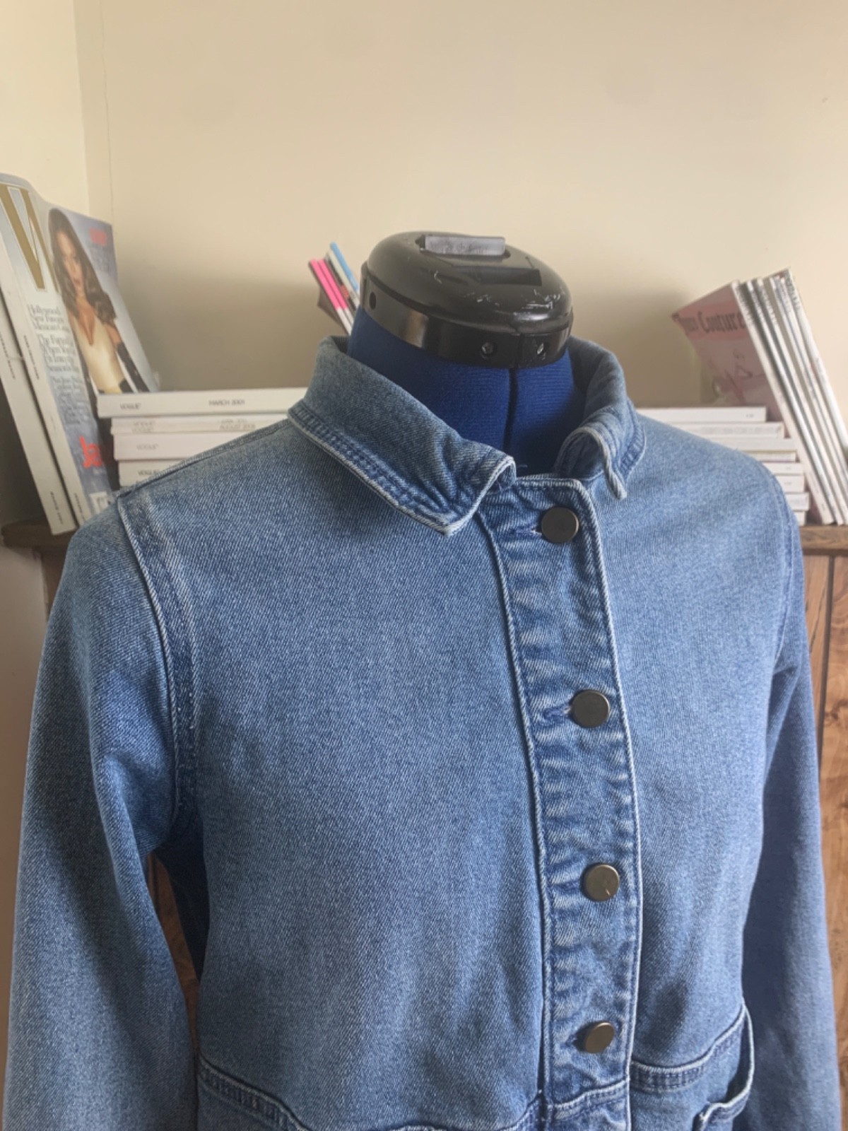 universal thread denim cotton jacket - medium - image 2
