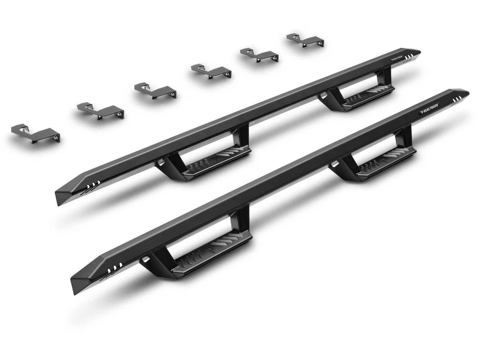 N-Fab Black EpYx Nerf Bar Steps Fit 2007-2018 Jeep Wrangler JK 2-Door Foto 2 de 4