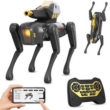 Smart Robot Dog Toy, Interactive STEM Robot Pet with Blaster, Voice  Remote ...