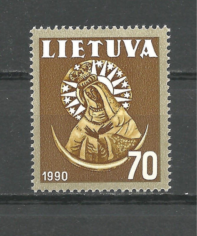LITHUANIA 1990, Madonna, mint-never-hinged (MNH)
