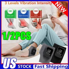 Electric Foot Ankle Massager Heating Vibration & Air Compression Pain Relief KU
