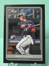 Jorge Polanco - #61 - 2022 Panini Three and Two Black 05/08 Mariners/Twins #61
