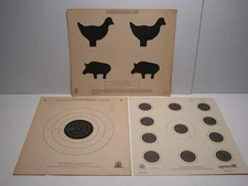 Vintage Paper Shooting Targets NRA National Target Company