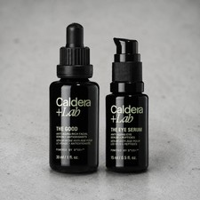 Caldera Lab The Good  Eye Serum Set Men's Botanical Rich Anti Aging Gift