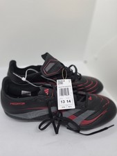 Adidas Predator League ID1328 Men's US 13 Core Black Gray Football Boots LIQ191