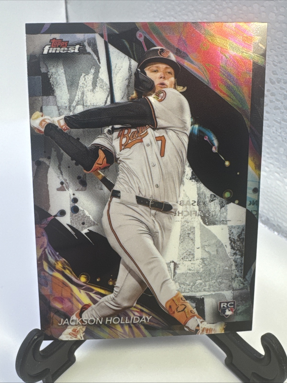 2024 Topps Finest Jackson Holliday #162 RC Uncommon Baltimore Orioles