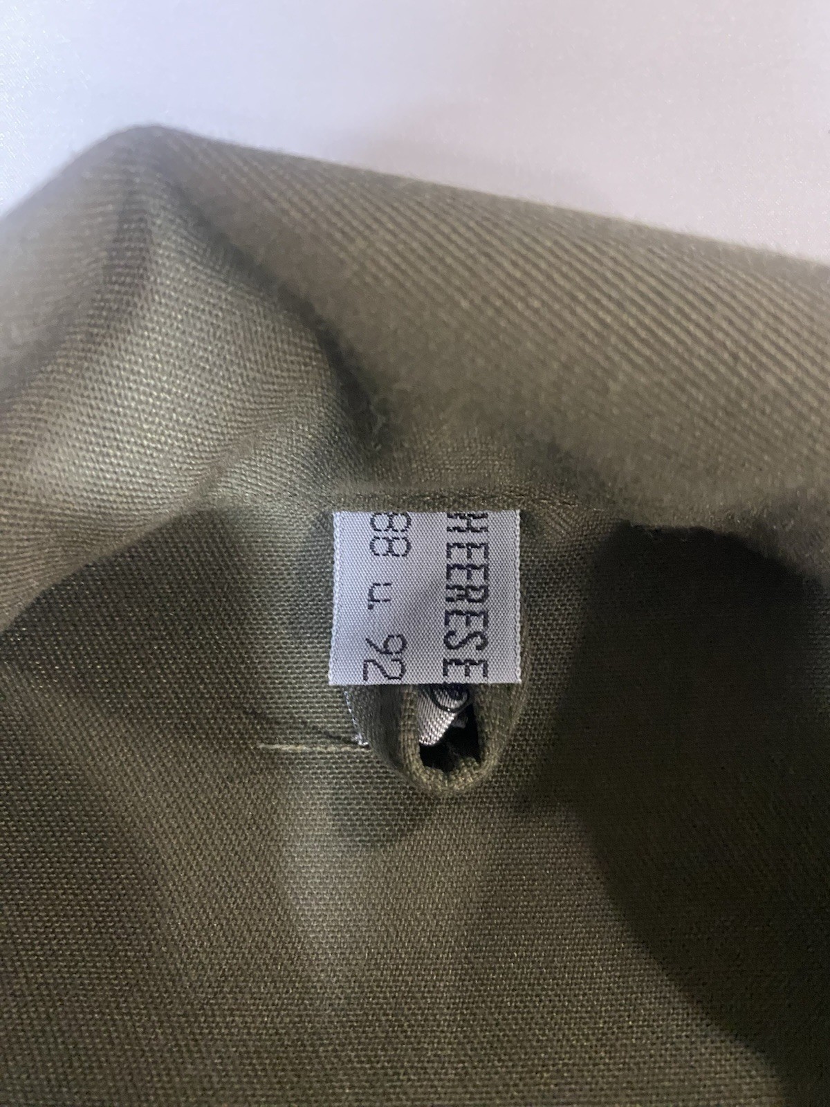 Military Green Field Jacket Heereseigentum Austrian Österreich Bundesheer 1986