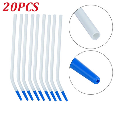 20 Pièces Embouts De Succion Dentaire - Pour Aspirateur Chirurgical - Neufs