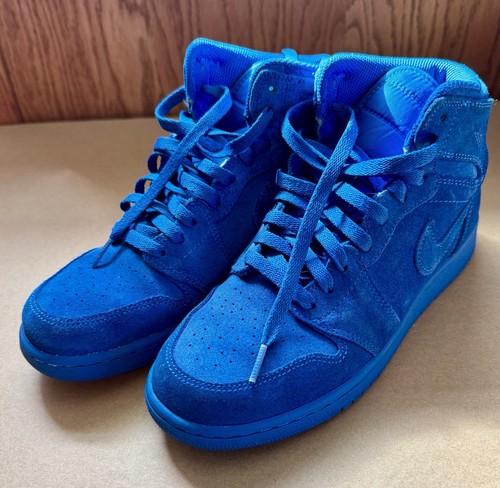 Air Jordan 1 Retro - Blue Suede - 7Y or 8.5W - Picture 2 of 7