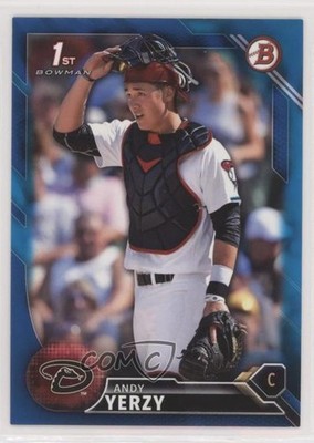 2016 Bowman Draft Draft Picks Blue 148/150 Andy Yerzy #BD-87 0x1