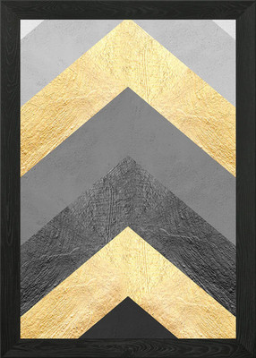 Geometric traces 4 Framed Wall Art Poster Canvas Print Picture