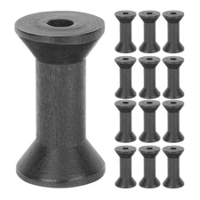 15 Pcs Wood Empty Bobbin Embroidery Thread Spool Sewing Bobbins Yarn