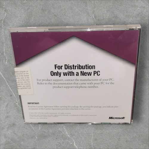 Microsoft Cinemania 95 CD-ROM 1994 logiciel de film vintage + certificat d'authenticité - très bon état - Photo 2/3