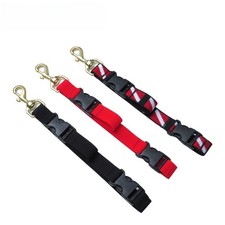 Diving Lanyard Clip 255x25mm for Secure Gear Attachment with Brass and Nylon