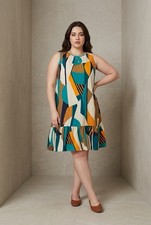 Ladies Bow Back Dress Size 20 2xl