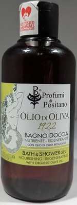 Profumi di Positano OLIO DI OLIVA Nourishing Bath & Shower Gel, 8 oz.