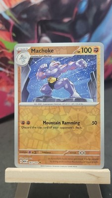 Machoke - 067/165 Reverse Holo MEW SV: Scarlet & Violet 151 Uncommon NM-MP