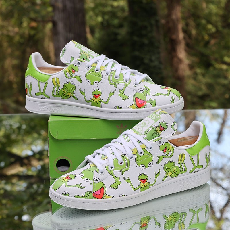 Adidas Stan Smith Kermit The Frog Men's Size 10.5 White Green