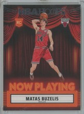 2024-25 Panini Hoops Now Playing Matas Buzelis Rookie Chicago Bulls #1