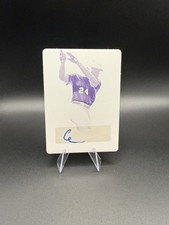 Cam Collier 1/1 AUTO 2021 Leaf Perfect Game Printing Plate Magenta Reds
