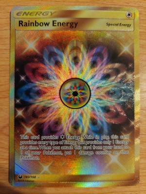 Rainbow Energy - 183/168 (Celestial Storm) - Lightly Played LP - Secret Rare
